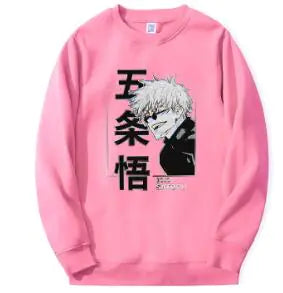 Gojo Satoru Anime Pullover - Chic Harajuku Hoodie