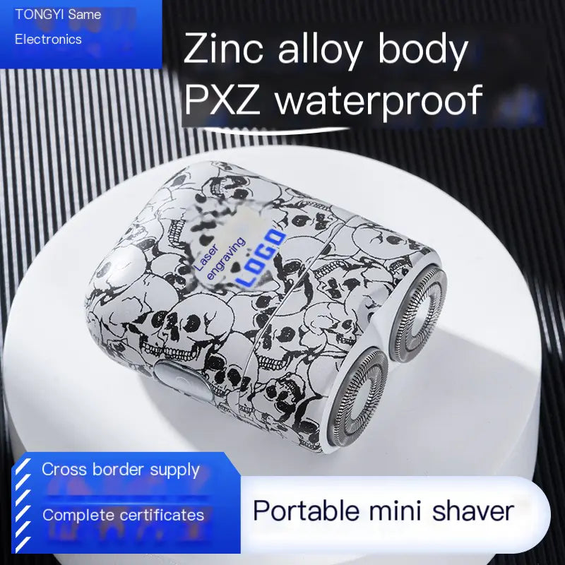 Mini Electric Shaver for Men - Portable Travel Razor