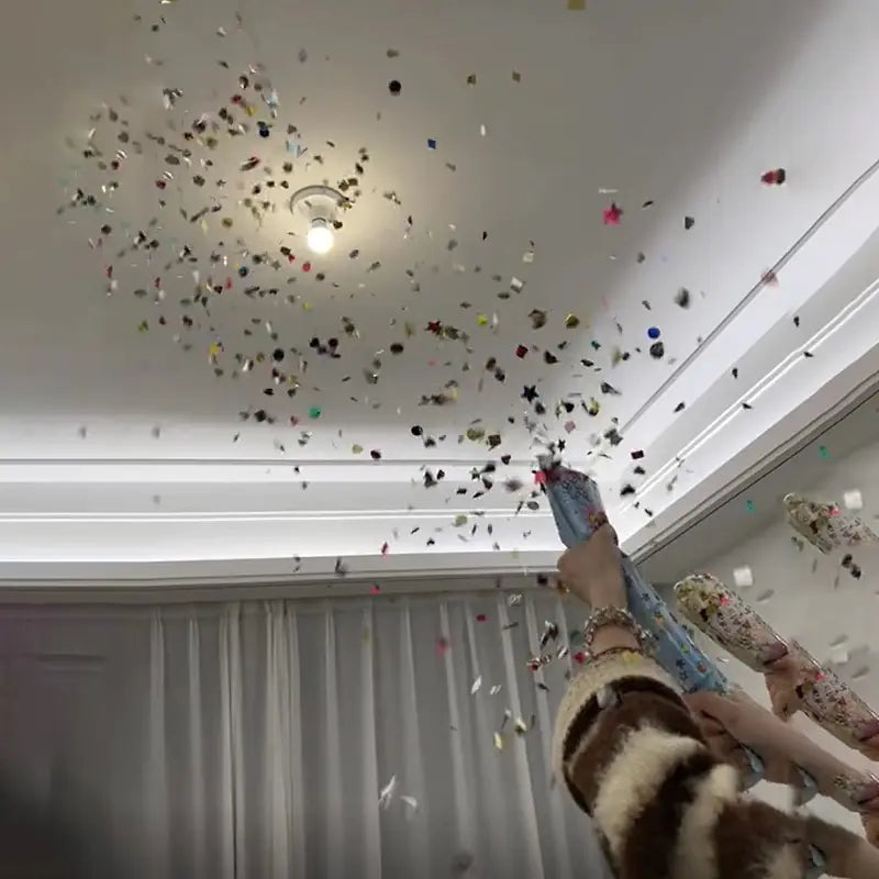 Inflatable Confetti Gun for Birthdays and New Year