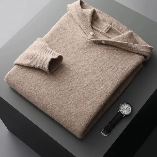 Casual Knitted Hoodie