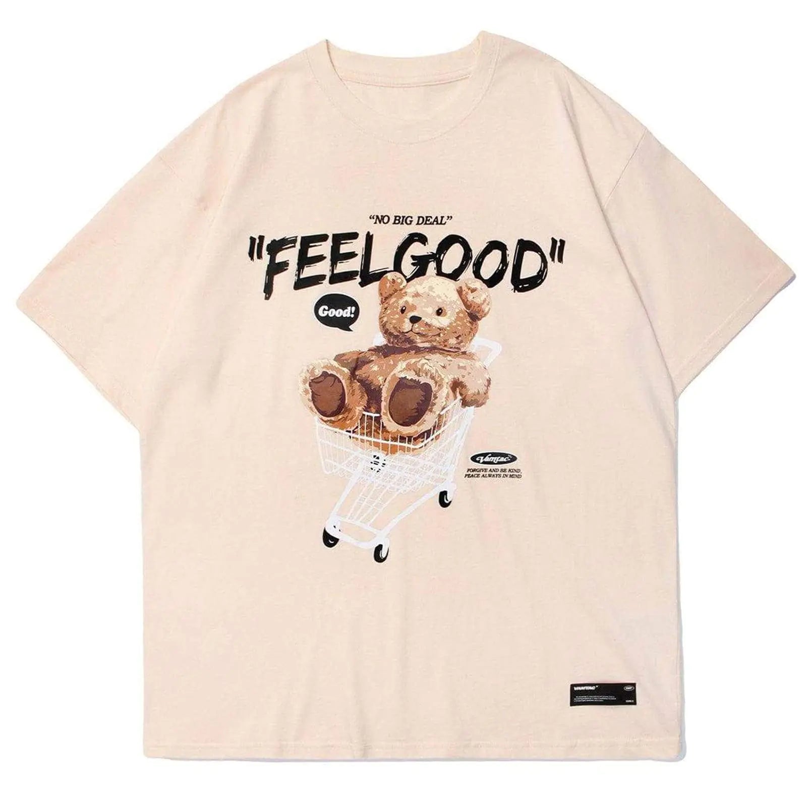 Oversized Bear Graphic Tees Harajuku Shirt