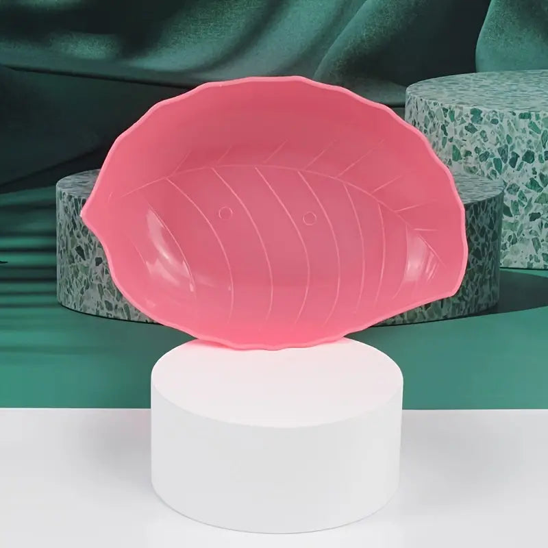 Creative Leaf-Shaped Fruit Plate for Lunar New Year