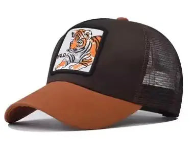 Spring Animal Embroidery Snapback Cap for Streetwear