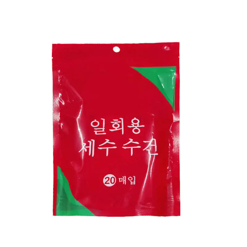 Thick Compressed Cotton Towels - Travel Face Cloths (20 Pack)