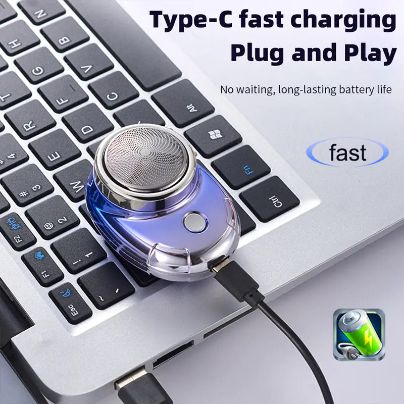 Travel Portable Mini Rechargeable Razor for Men