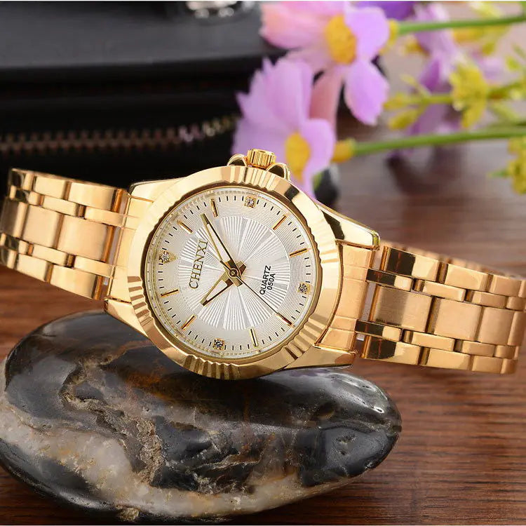 Waterproof Quartz Couple Watch - Deluxe Morning Watch
