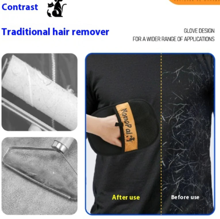 Pet Electrostatic Hair Removal Glove – Orange