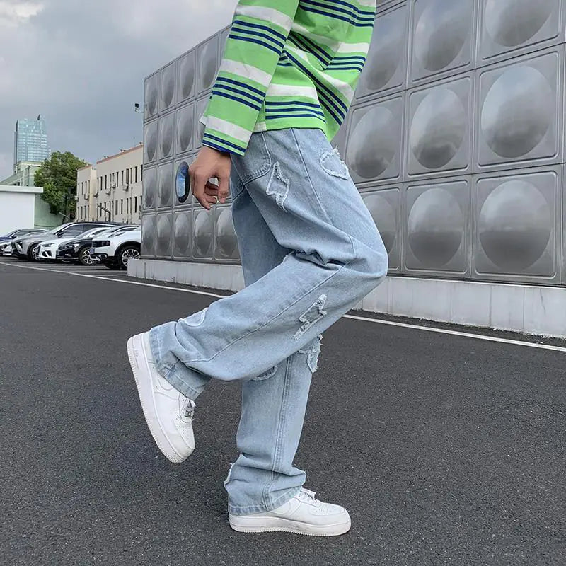 TKPA Urban Graffiti Wide-Leg Jeans