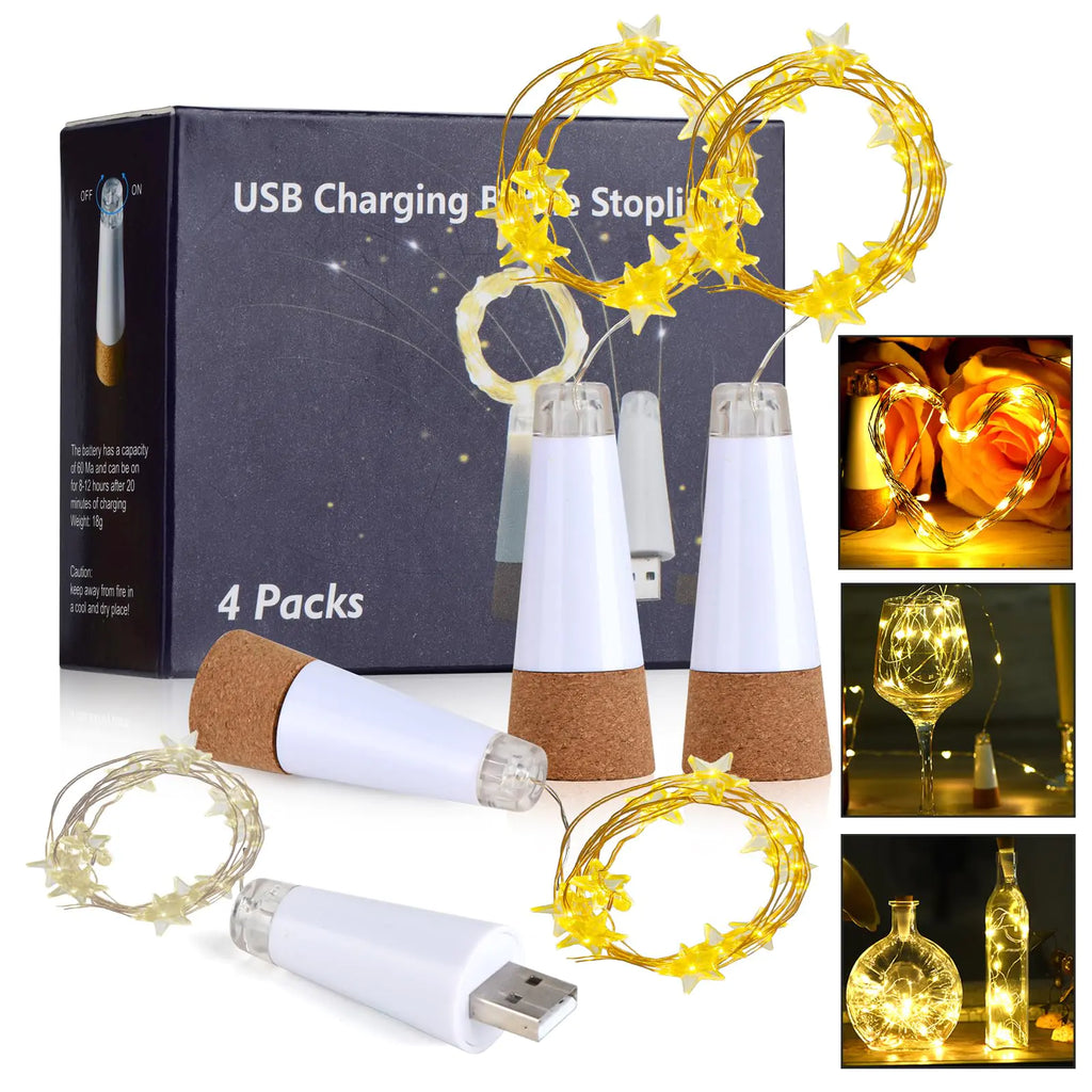 Rechargeable Godinsky Star LED Cork Lights