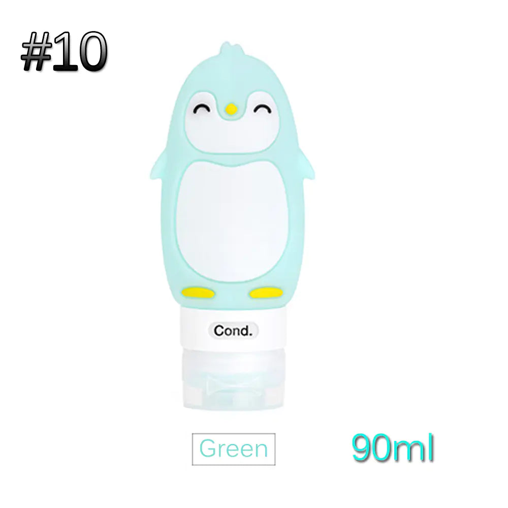 Travel Silicone Mini Bottles Set for Shampoo & Cosmetics