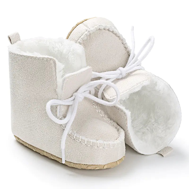New Winter Plush Baby Cotton Shoes for 0-1 Year Olds