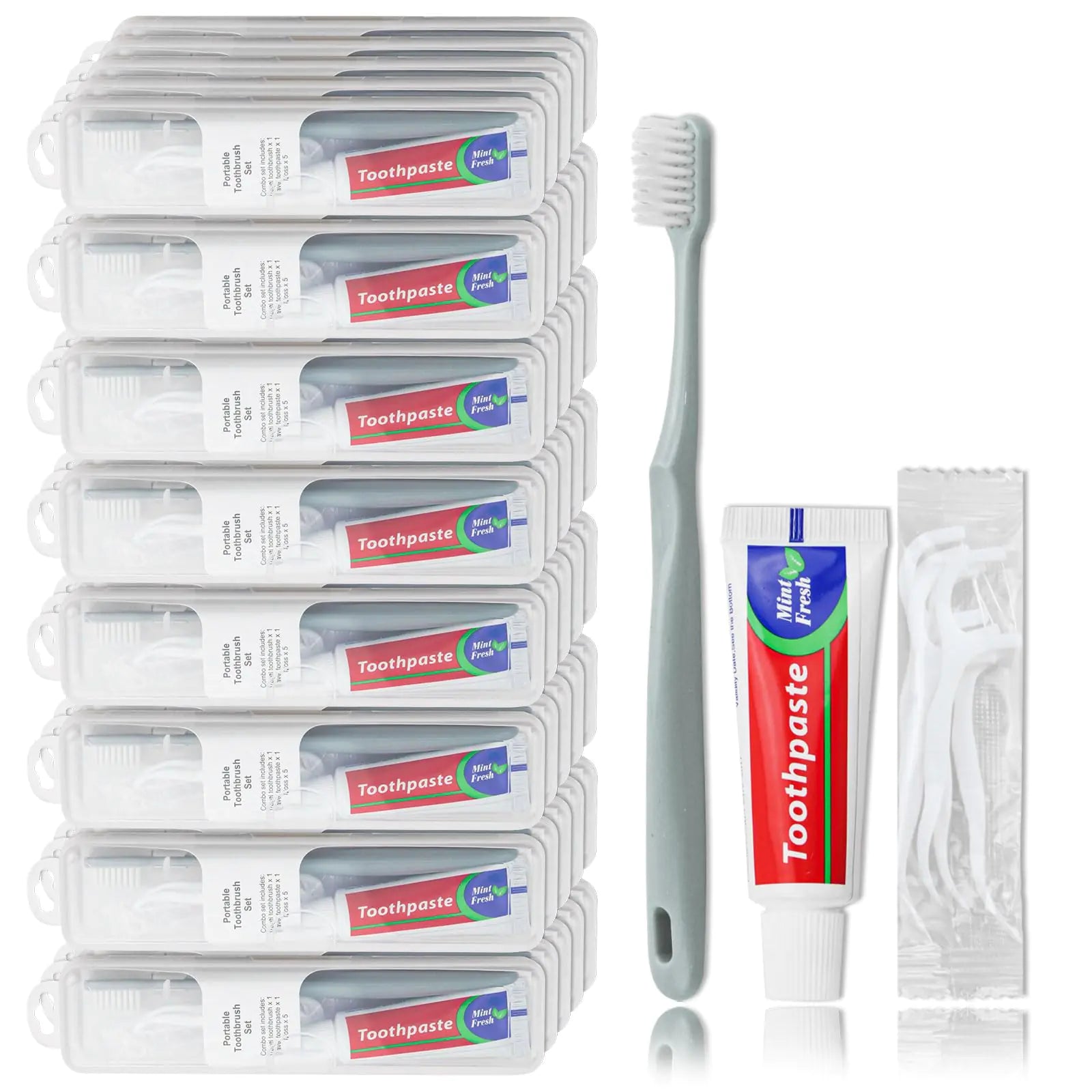Lilingsty Premium Travel Toothbrush Set 20-Pack