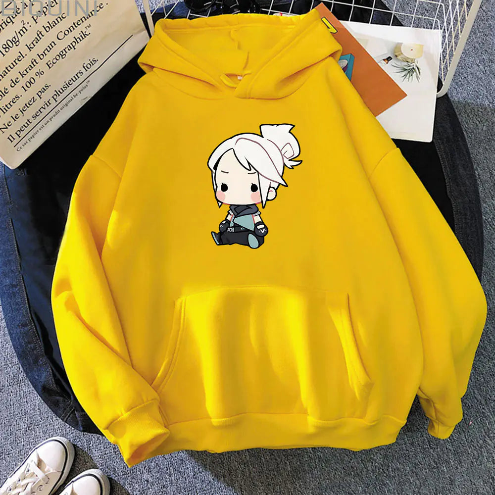Anime Jett Playful Hoodie - Women’s Street Style
