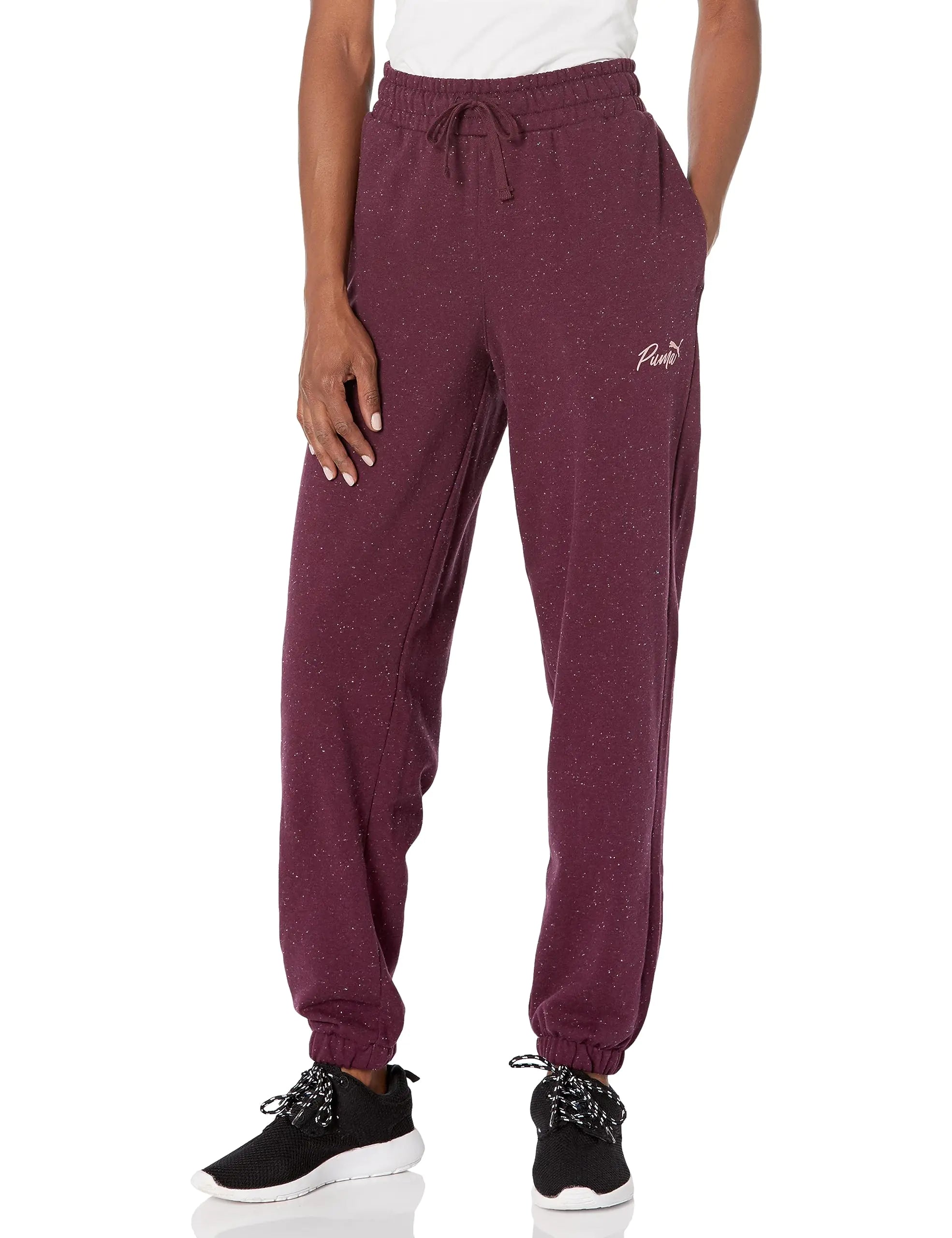 PUMA Womens Live in Jogger Dark Jasper-NEP Large