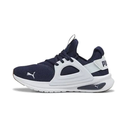 PUMA Mens Softride Enzo Evo Cross Trainer PUMA Mens Navy-Silver Mist-PUMA Mens White 10