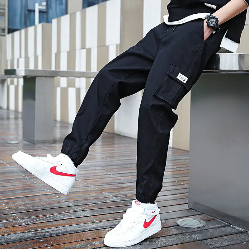 Men’s Urban Cargo Trousers with Stylish Cuffs
