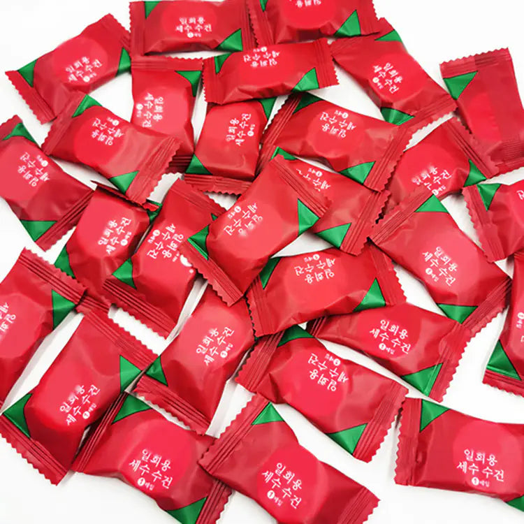 Thick Compressed Cotton Towels - Travel Face Cloths (20 Pack)