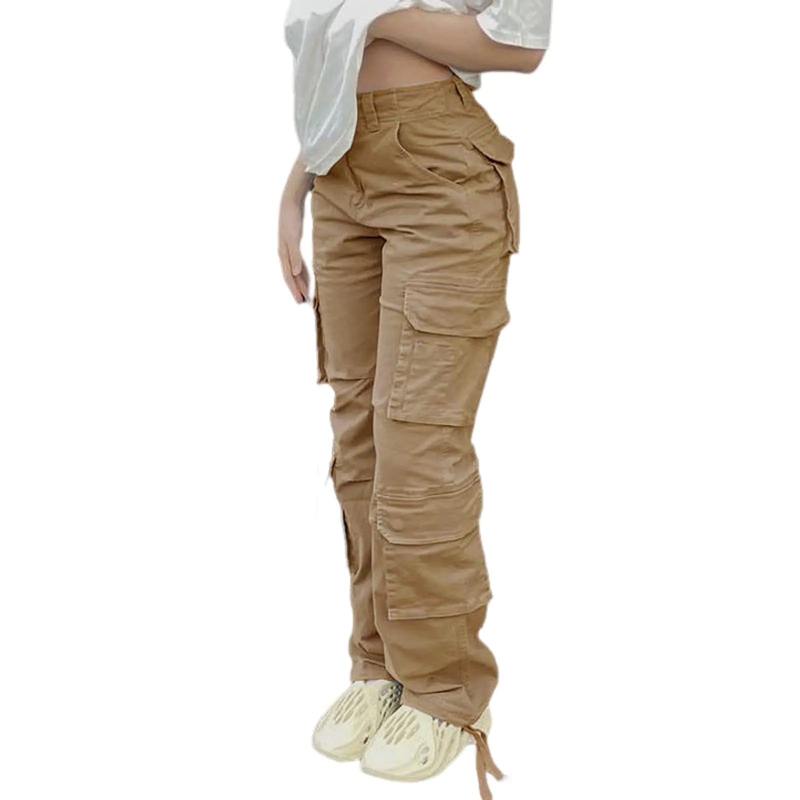 Viatabuna High Waisted Cargo Pants for Women Baggy