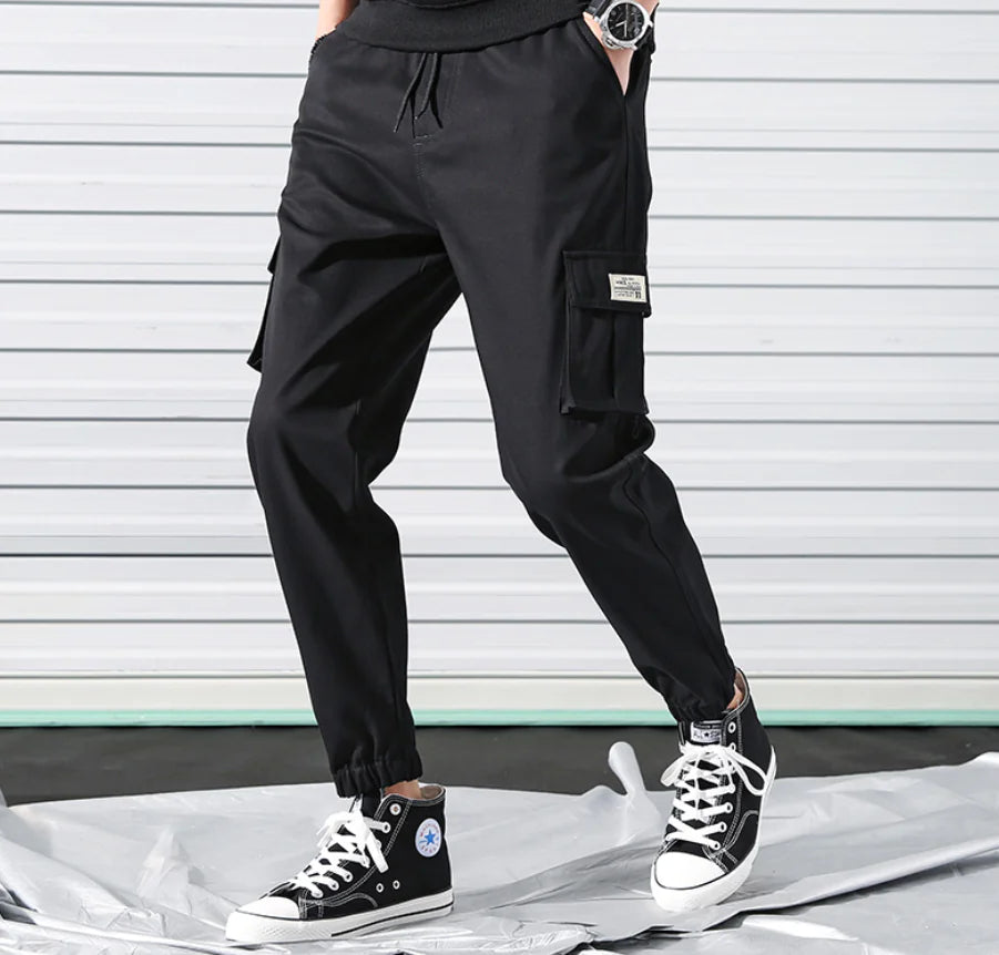 Men’s Urban Cargo Trousers with Stylish Cuffs