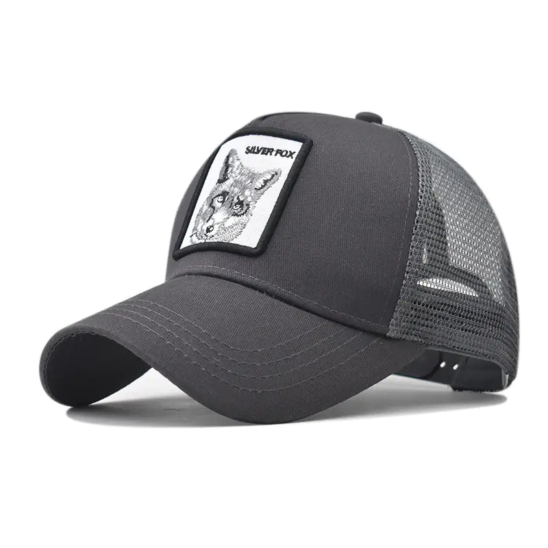 Spring Animal Embroidery Snapback Cap for Streetwear