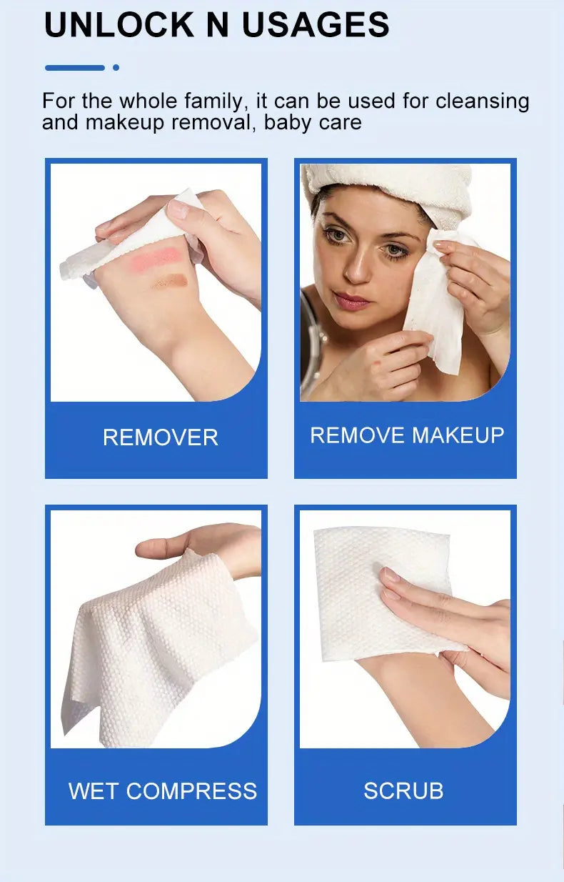 10 Pack Portable Pure Cotton Soft Towels for Travel